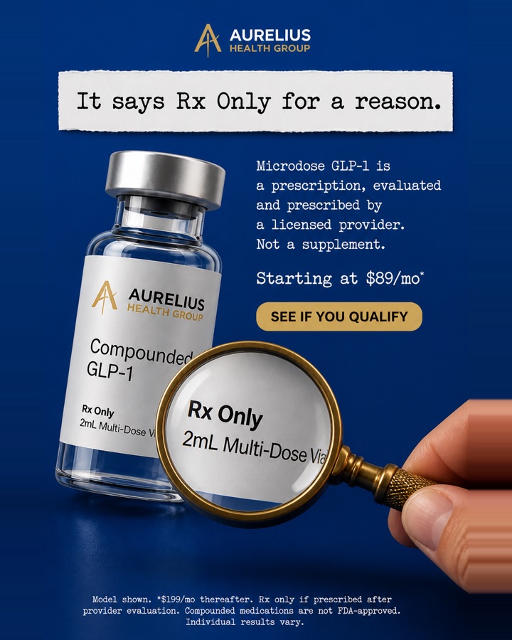 Aurelius ad: It says Rx Only for a reason.